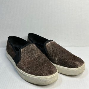 Vince Berlin Calf Hair Slip-On Sneaker Womens Size 7